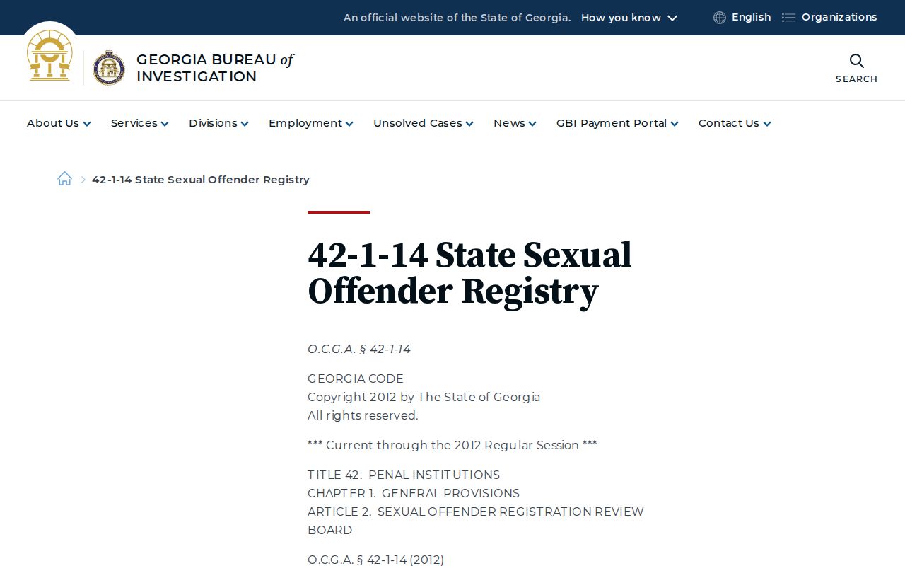 Tift County sex offender search guide to Georgia registry classifications